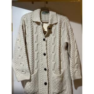 Arancrafts merino wool cardigan